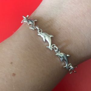 Silver Dolphin Bracelet